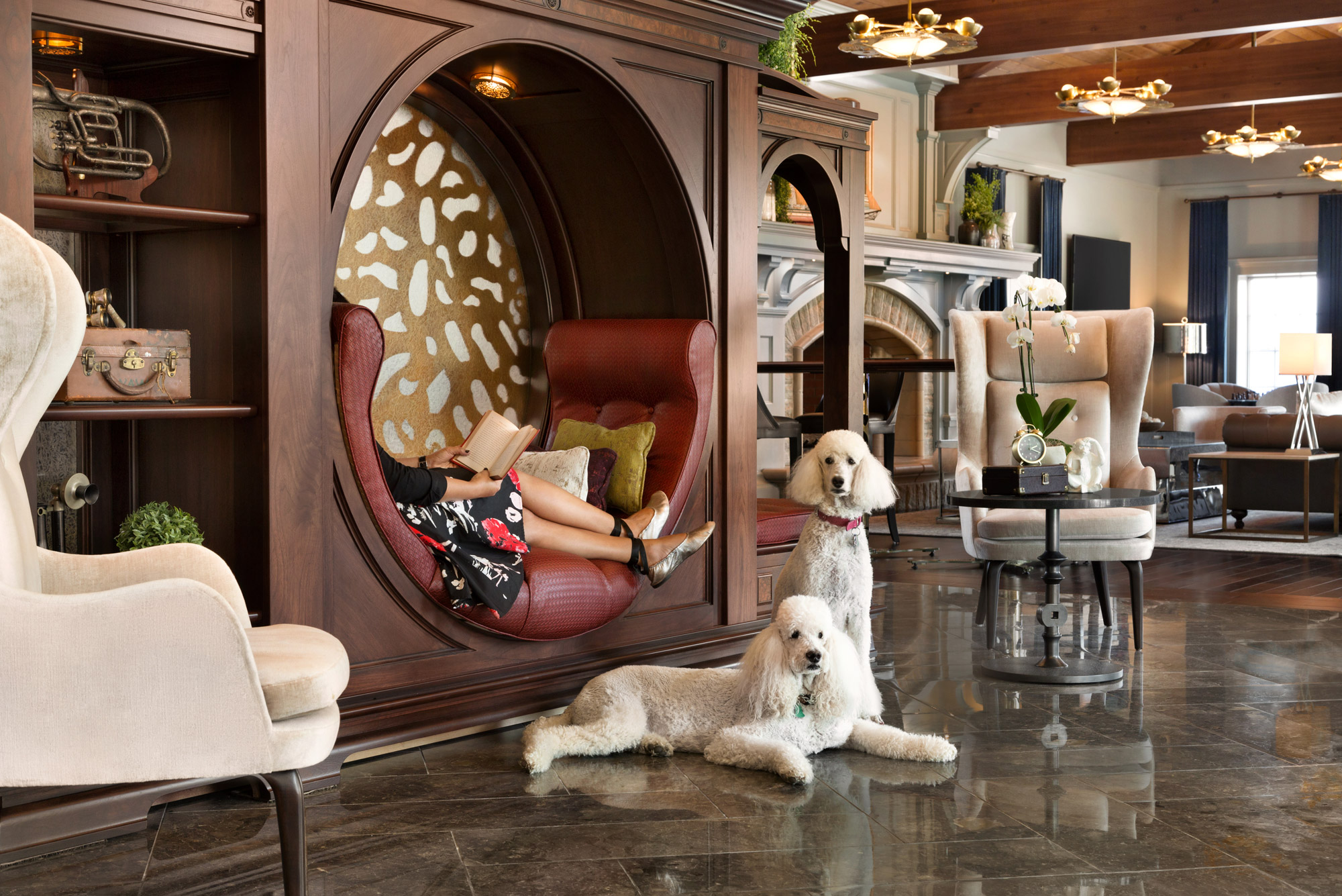 Lobby of Reikart House in Williamsville