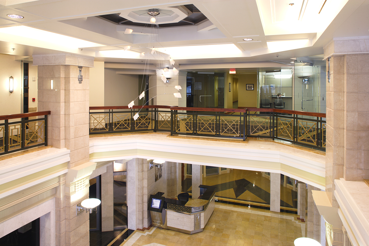 ET Photo 1_1500x1000 Two-story lobby at Electric Tower