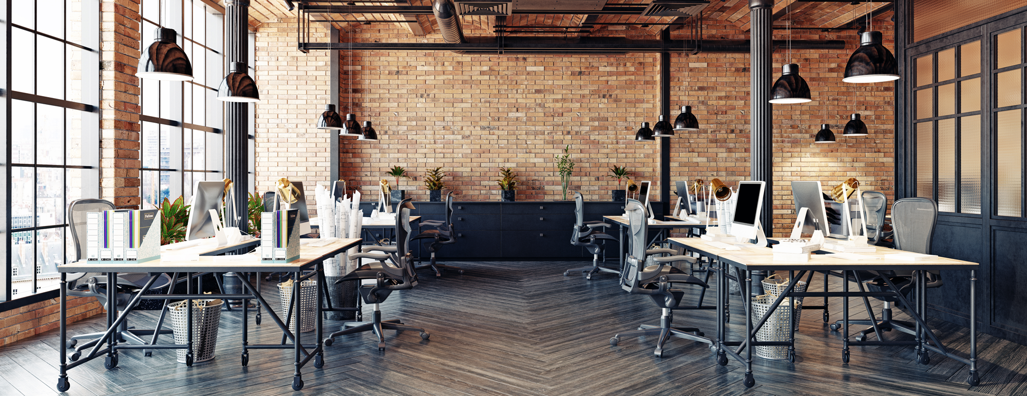 Creating a Modern Industrial Office Design That Works