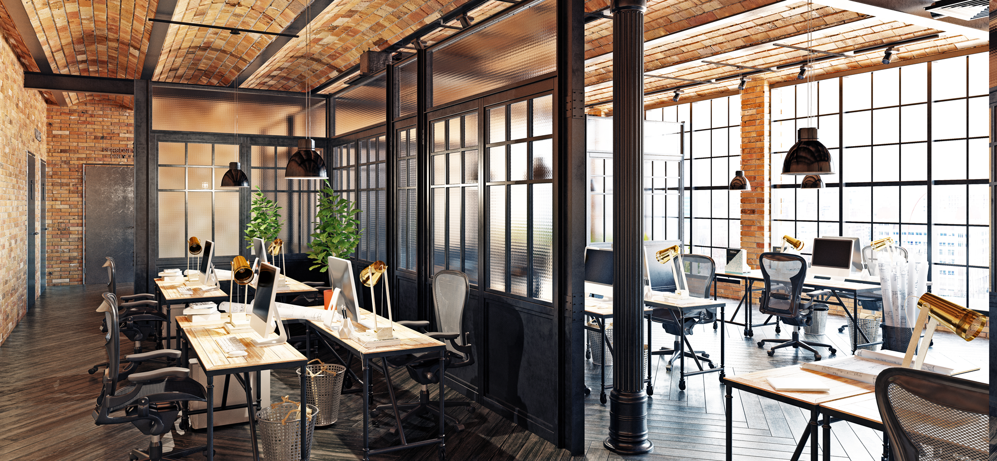 How to Create a Modern Industrial Office Design