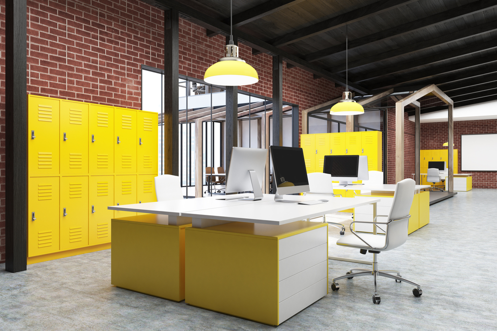 Bold and Bright Modern Office Design Ideas