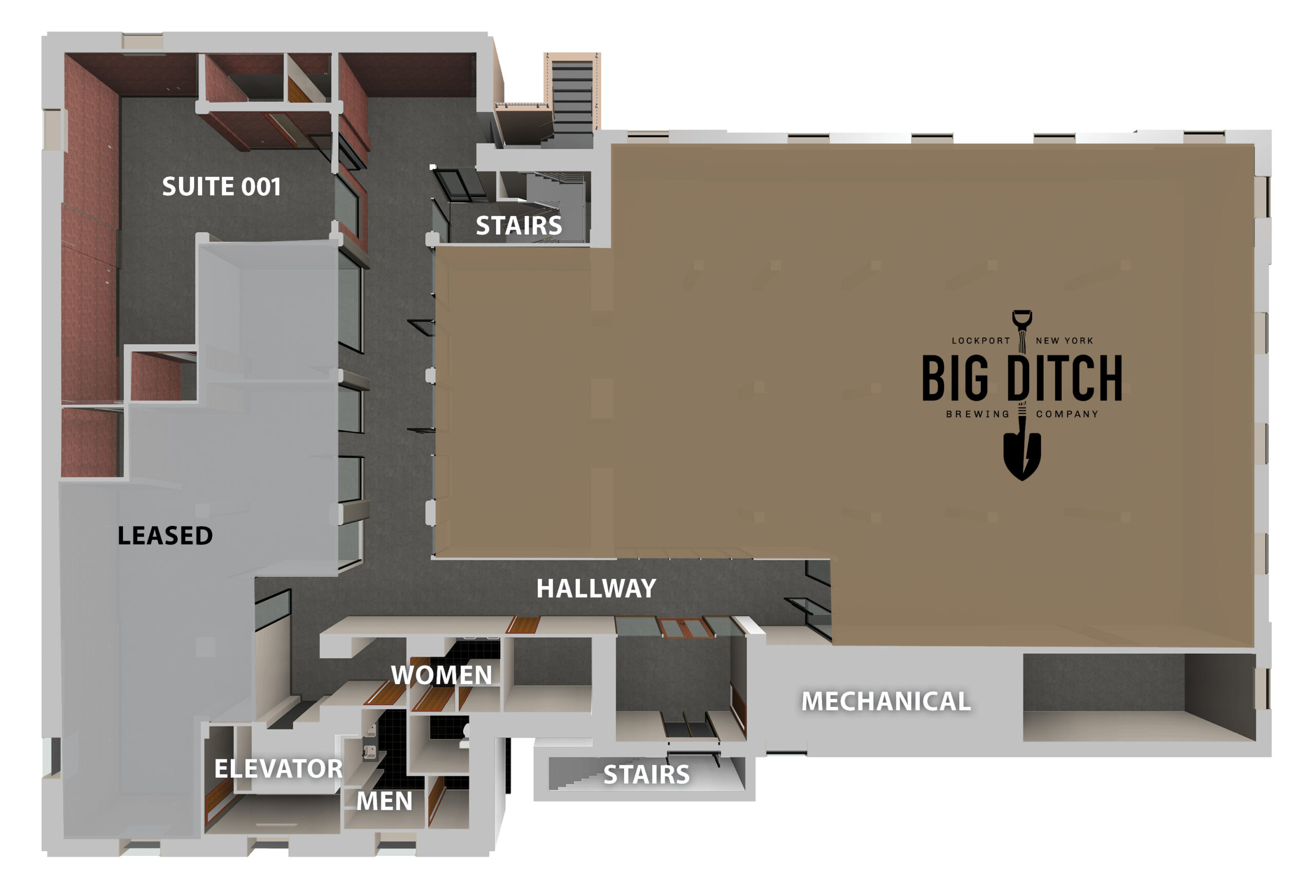 one east ave lower level